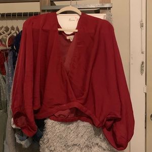 UO Slouchy Blouse